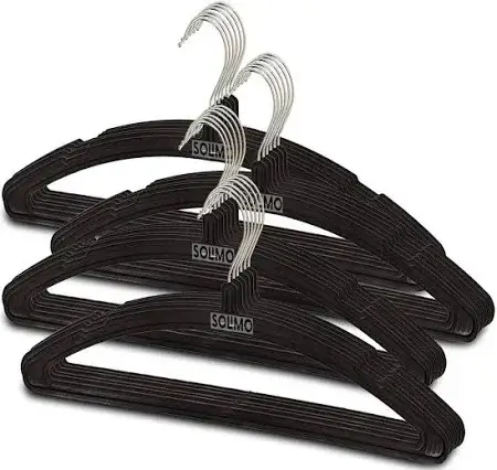 Amazon Brand Solimo Plastic Cloth Hanger Set of 24